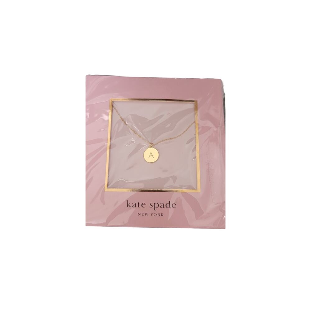 Kate Spade A Mini Pendant Necklace Letter A